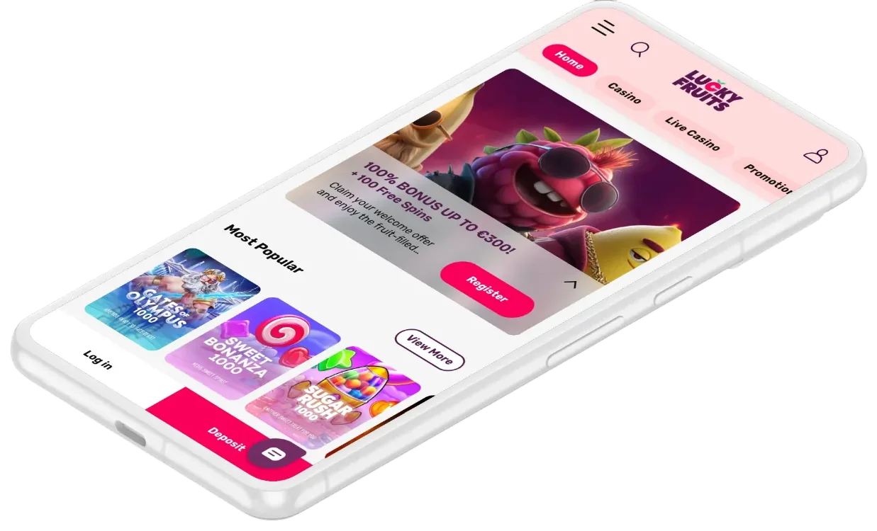 LuckyFruits Casino mobile app